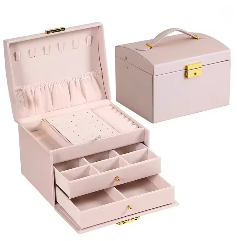 Elegant Multi-Functional Jewellery Organizer Box – Spacious, Secure & Stylish Storage for Rings, Necklaces, Bracelets, and More
